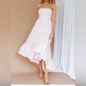 Fortunate one pink dress